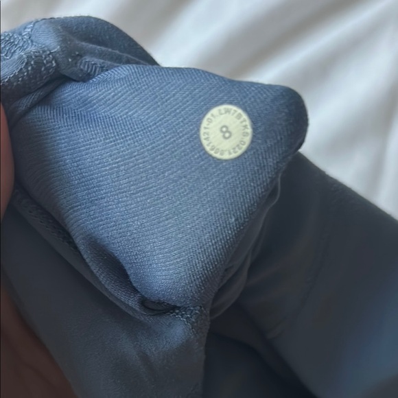 lululemon athletica Blue Sports Bra and Shorts Set - Picture 4 of 5